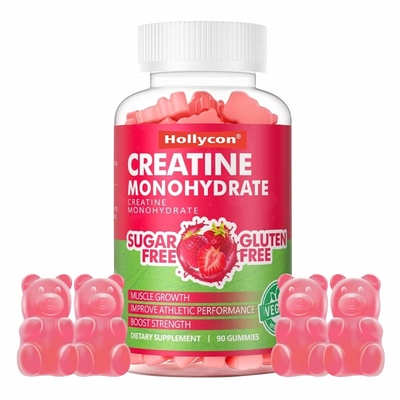 Customized Flavored Fruit Creatine Gummies Supplements with GMP Certification