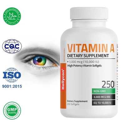 Customized High Potency Vitamin A Softgels For Immune System & Healthy Growth