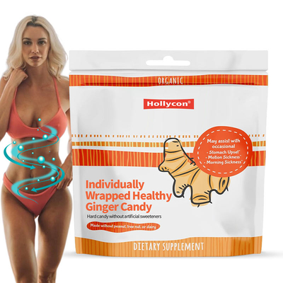 Private Label Healthy Ginger Candy Super Strength Relieve Digestive Issues