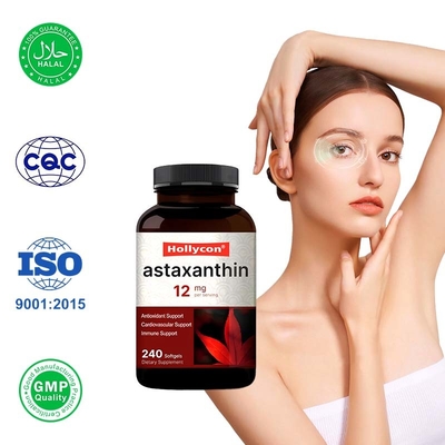 OEM Astaxanthin Supplement for Eye Health Skin Hydration and Joint Support