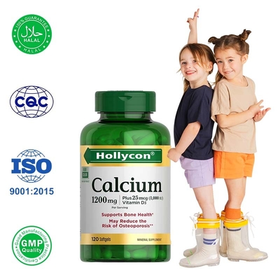 OEM Calcium Carbonate Softgels for Bone Health and Calcium Absorption