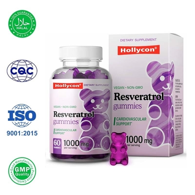 Resveratrol Antioxidant Gummies Supports Wellness and Brain Health