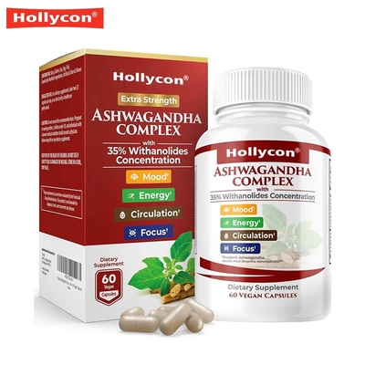 Ashwagandha Capsules Natural Stress Relief and Sleep Support for Mental Clarity