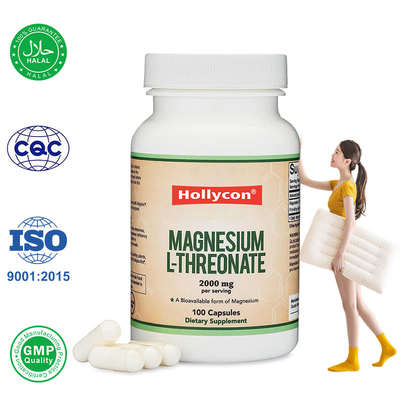 Factory L Threonate Magnesium Capsules Calcium Zinc Supplements Support Sleep and Cognitive Function