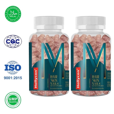 Hair Skin and Nails Gummies for Stronger Hair Nails and Glowing Skin