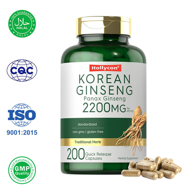 Korean Ginseng Capsules Boost Natural Energy and Vitality