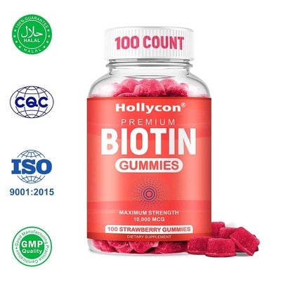 OEM Biotin Gummies Promotes Hair Growth Prevents Thinning and Hair Loss