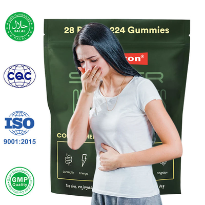 Green Tea Gummies Multi-Vitamins Supplement Spirulina Powder Improve Gut Health Support Immunity