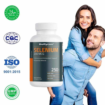 Factory Selenium Tablets Supports Immune System Health and Provides Antioxidant