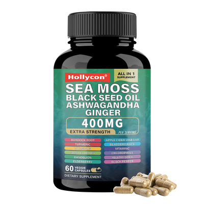 Wholesale Supplier Sea Moss Capsules Support Anti-Inflammatory