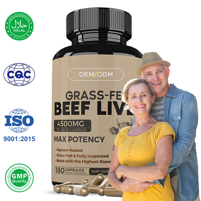 Grass Fed Desiccated Beef Liver Capsules For Men And Women Beef Liver Capsules