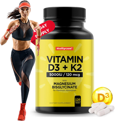 Wholesale D3K2 Capsules Promotes Heart Bone and Muscle Health