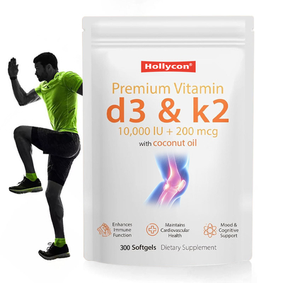 Factory Vitamin D3K2 Softgels Enhances Immune Function and Cardiovascular Health