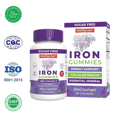 Factory Iron Supplement Gummies Support Energy Immune Help Iron Deficiency