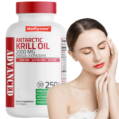 Antarctic Krill Oil For Support Overall Health 2000mg Antarctic Krill Oil Softgels
