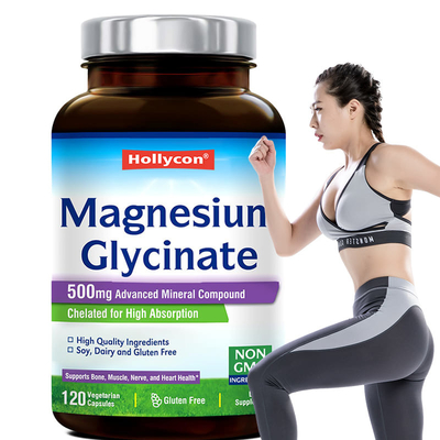 Magnesium Glycinate Capsules For Promote Muscle Health Elemental Magnesium Capsules