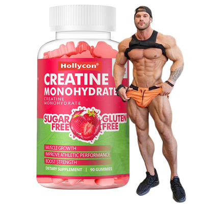OEM Chewable Creatine Infused Gummy For Energy Boost Creatine Monohydrate Gummies