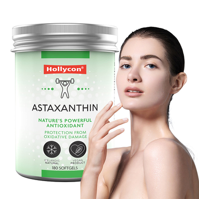 OEM Icelandic Astaxanthin Softgels For Skin Health 12mg Astaxanthin Softgels