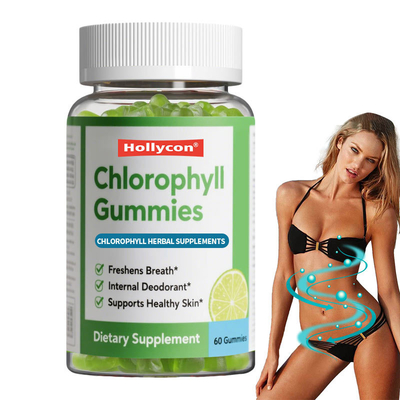 Sugar Free Chlorophyll Gummies for Body Odor & Immune Support