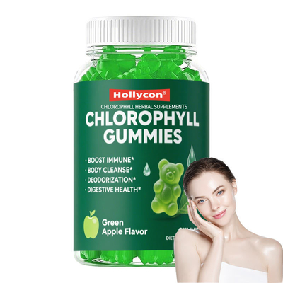 Chlorophyll Gummies with Spirulina Chlorella Zinc for Immunity Support