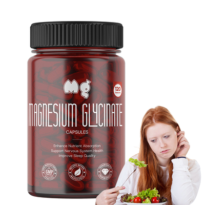 Magnesium Complex Capsules Private Labeling Mood Support Supplements for Adult Enhance Nutrient Absorption