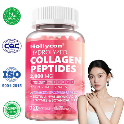 Hydrolyzed Collagen Peptides Pills Liposomal Original Factory Collagen Supplements Vitamin Supplement