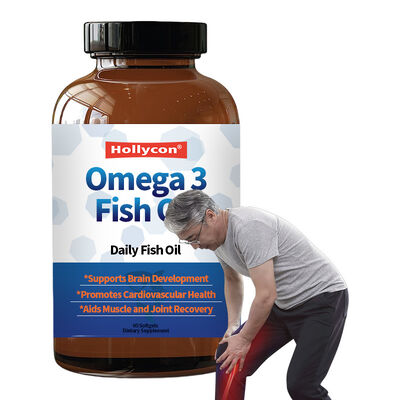 OEM Daily Fish Oil Omega 3 Supplement for Women and Men with EPA & DHA Supports Joint Health Omega 3 Fish Oil