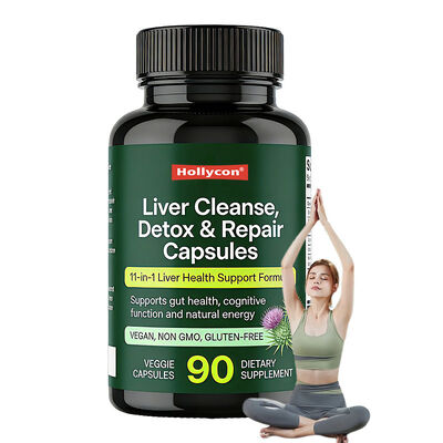 Customized Liver & Gut Health Capsules Supports Daily Wellness and Helps Maintain Natural Vitality