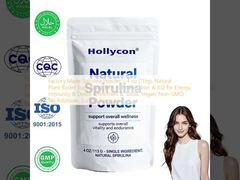 Factory Made Spirulina Powder – 4 oz (113g), Natural Plant-Based Superfood, Rich in Protein, Iron & B12 for Energy, Immunity & Detox, Smoothies & Juices, Vegan, Non-GMO, No Additives, custom Formula