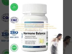 OEM / ODM Factory Made Menopause Probiotic Supplements for Women - 60 Billion CFU Akkermansia Probiotics for Hormone Balance, Night Sweats, Hot Flashes Relief, Gut Health, custom Formula