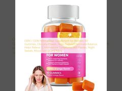 OEM / ODM Menopause Supplement for Women, 60 Gummies, Clinically Proven, Helps Support Hormone Balance, Helps Relieve 12 Menopause Symptoms: Hot Flashes, Night Sweats, Mood Swings and More